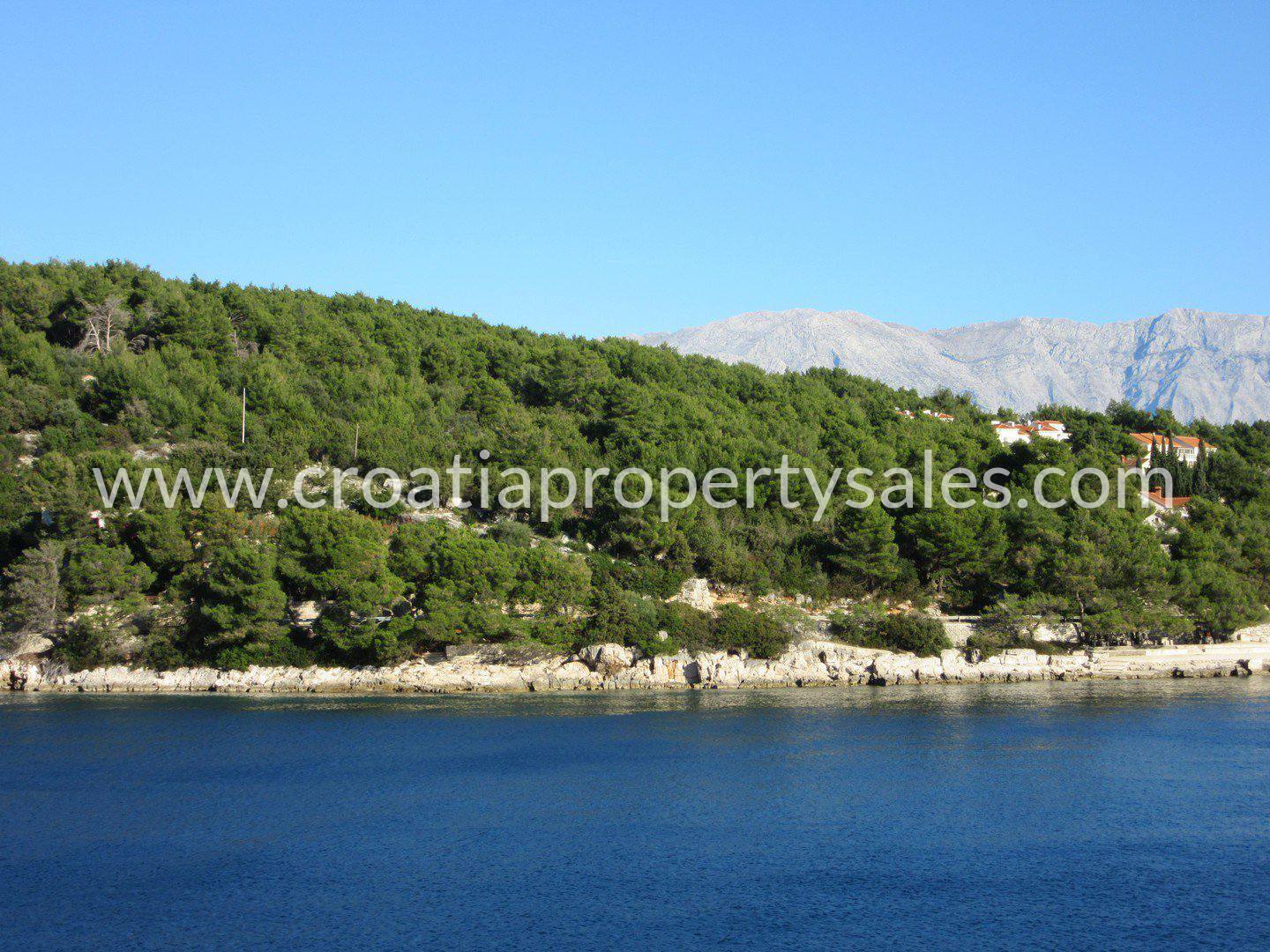 Brac building land for sale 4154 Croatia Property Sales