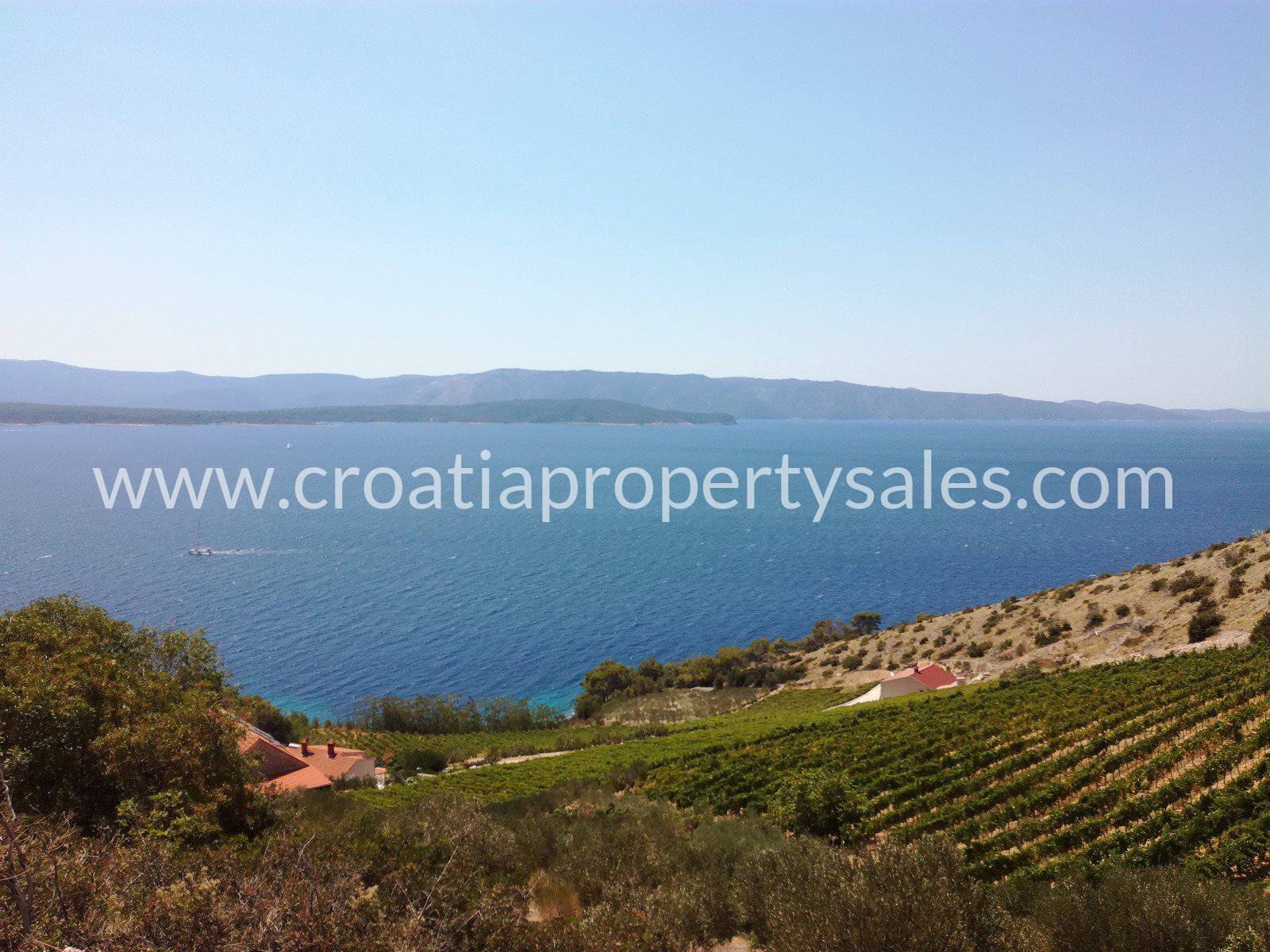 Brac building land for sale 4217 Croatia Property Sales