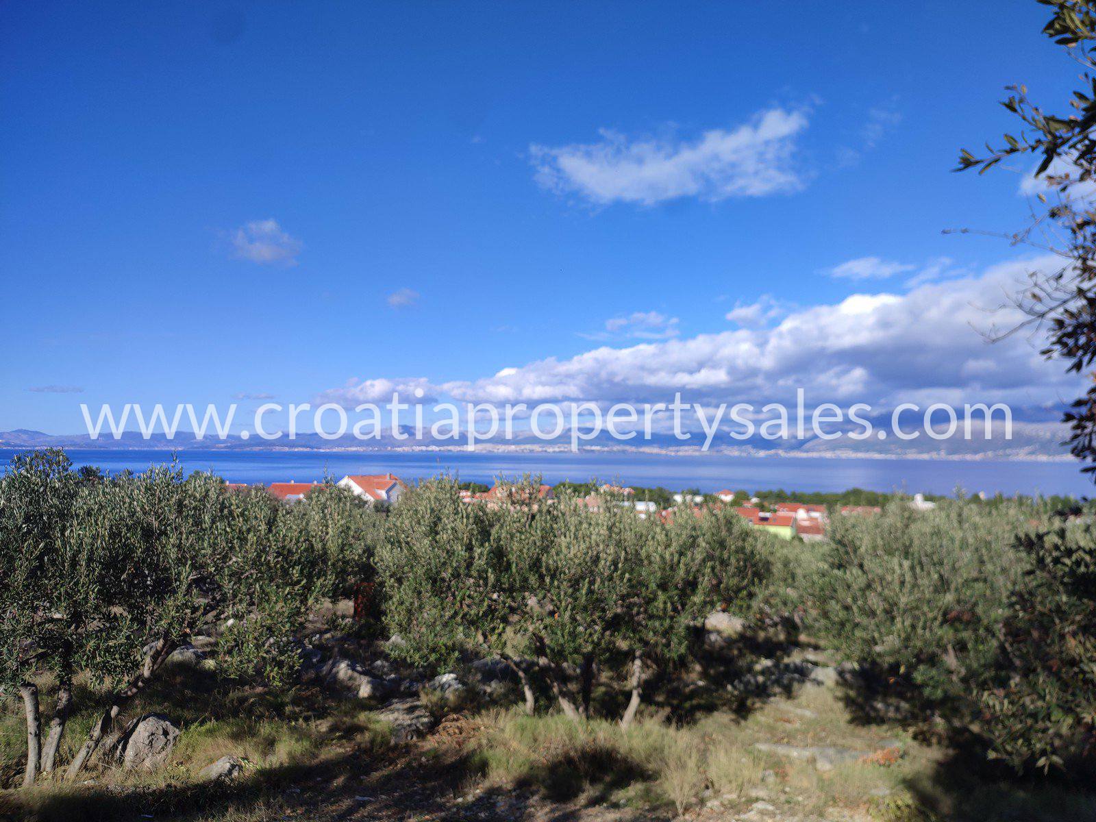 Brac building land for sale 4231 Croatia Property Sales