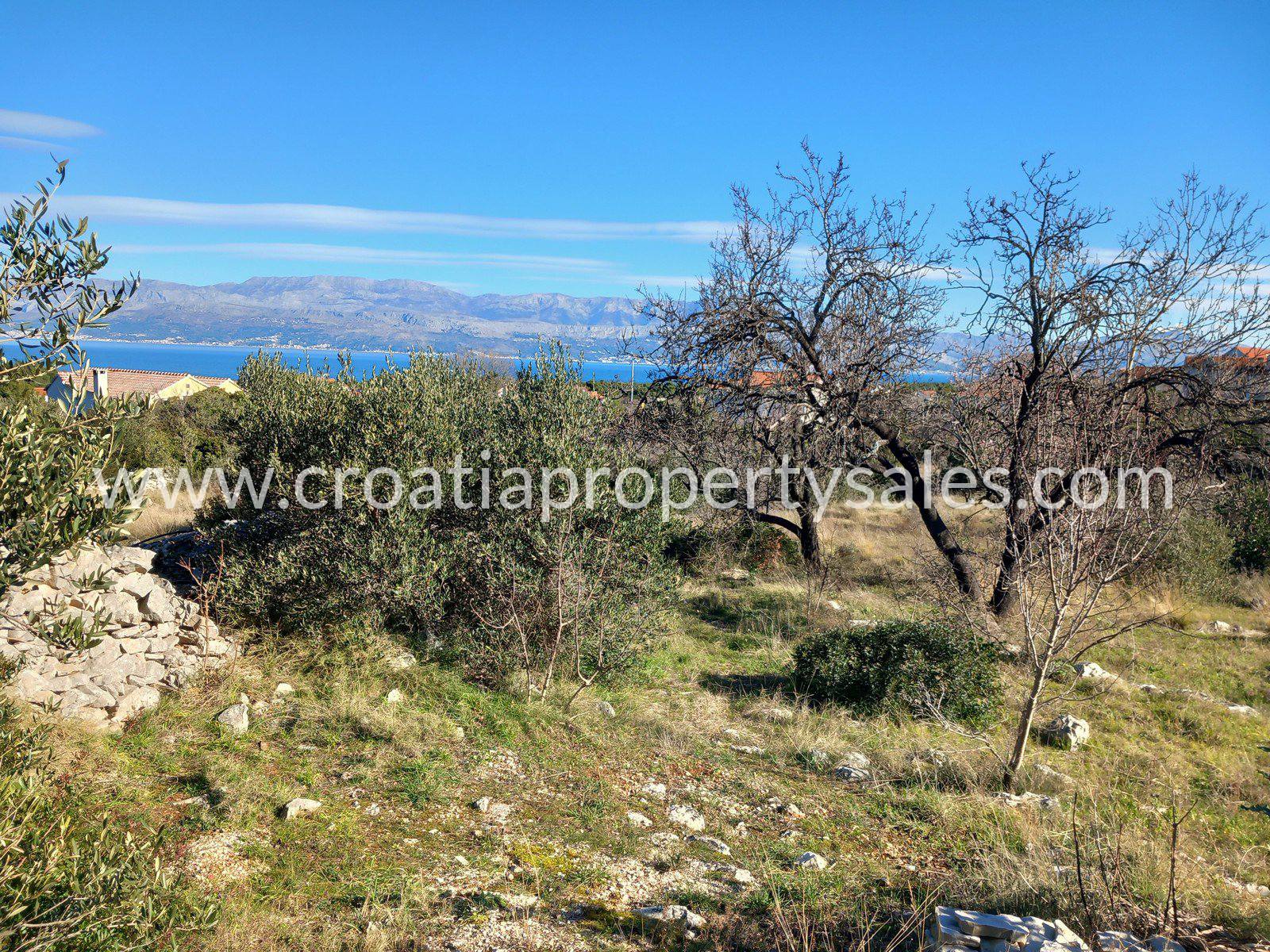 Brac building land for sale 4734 Croatia Property Sales